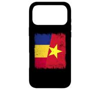 Carcasa para iPhone 17 Pro MAX Rumania Vietnam Media Bandera Rumana Vietnamita Historia