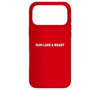 Carcasa para iPhone 17 Pro MAX Run Like A Beast - Urban Minimalist Streetwear Graphic tee