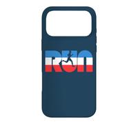 Carcasa para iPhone 17 Pro MAX Run Vintage Red White & Blue Retro Runner Graphic