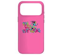Carcasa para iPhone 17 Pro MAX Run Wild Stay Strong Gym Mujer Corredor Motivación