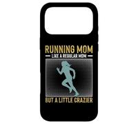 Carcasa para iPhone 17 Pro MAX Running Mom Like A Regular Mom But A Little Crazier