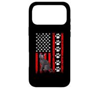 Carcasa para iPhone 17 Pro MAX Russian Blue Cat 4th of July Patriotic American Flag Paws