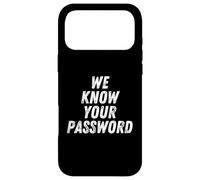 Carcasa para iPhone 17 Pro MAX Sabemos su contraseña Hacker Bitcoin Ransomware
