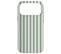 Carcasa para iPhone 17 Pro MAX Sage Green Stripes Geometric Vertical Lines Pattern