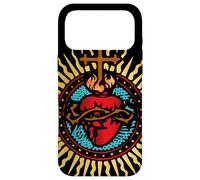 Carcasa para iPhone 17 Pro MAX Sagrado Corazón de Jesús Arte Católico Latino Misa