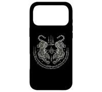 Carcasa para iPhone 17 Pro MAX Sak Yant Twin Tiger - Muay Thai Magical Tattoo Strength