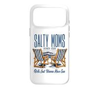 Carcasa para iPhone 17 Pro MAX Salty Moms Beach Club Girls Just Wanna Have Sun Funny mom