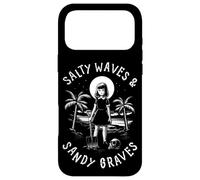 Carcasa para iPhone 17 Pro MAX Salty Waves and Sandy Graves Summer Goth Vacation