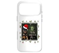 Carcasa para iPhone 17 Pro MAX Saludos navideños de The Season To Be Jolly Cute Pup