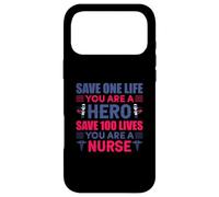 Carcasa para iPhone 17 Pro MAX Salva una Vida Eres un héroe Salva 100 Vidas Eres Enfermera