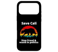 Carcasa para iPhone 17 Pro MAX Salvar a Cali, Detener el fraude y el derroche en la política