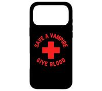 Carcasa para iPhone 17 Pro MAX Salvar a un Vampiro da Sangre Divertido Halloween