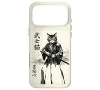 Carcasa para iPhone 17 Pro MAX Samurai Cat Warrior Japanese Art Feline Katana