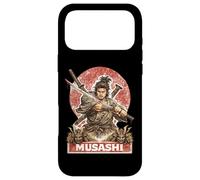 Carcasa para iPhone 17 Pro MAX Samurai Warrior Musashi, Luchador de Espadas japonés