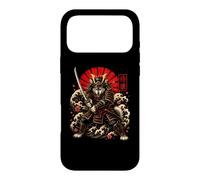 Carcasa para iPhone 17 Pro MAX Samurai Wolf Guerrero Japonés Katana Art