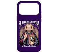 Carcasa para iPhone 17 Pro MAX San Ignacio Loyola Ad Maiorem Dei Gloriam Jesuita católico