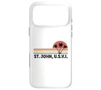 Carcasa para iPhone 17 Pro MAX San Juan USVI Recordatorio de Vacaciones de Recuerdo de Isla Virgen de EE. UU