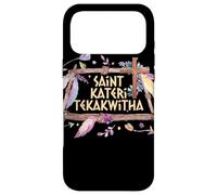Carcasa para iPhone 17 Pro MAX San Kateri Tekakwitha Lirio de los Mohawks Santo Católico