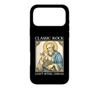 Carcasa para iPhone 17 Pro MAX San Pedro Rock Clásico Vibra Católica Petros sobre Esta Roca