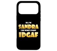 Carcasa para iPhone 17 Pro MAX Sandra Joke Idgaf Meme Cute Halloween Costume For Sandras