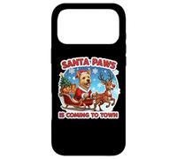 Carcasa para iPhone 17 Pro MAX Santa Paws está llegando a la Ciudad Navidad Berger Picard Dog Fun