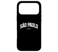 Carcasa para iPhone 17 Pro MAX Sao Paulo Brasil - Recuerdo de Vacaciones de Estilo Universitario