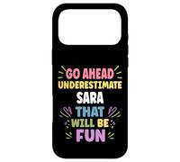 Carcasa para iPhone 17 Pro MAX Sara Personalized Women's Gift Custom Sara
