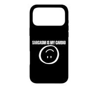 Carcasa para iPhone 17 Pro MAX Sarcasm Is My Cardio Funny Witty Humor Cita