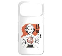 Carcasa para iPhone 17 Pro MAX Sarcastic Retro Use It Brain Funny Psychology Mind 1950s