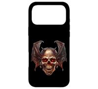 Carcasa para iPhone 17 Pro MAX Satanic Skull Graphic For Men and Women Occult Vampire Bat
