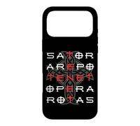 Carcasa para iPhone 17 Pro MAX Sator Arepo Tenet Opera Rotas Christian Symbol