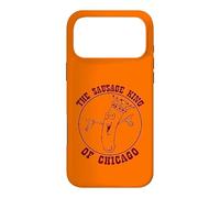 Carcasa para iPhone 17 Pro MAX Sausage King Chicago Foodie - Ventilador de pie para Perros Calientes