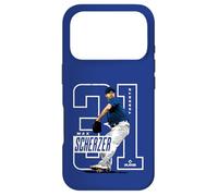 Carcasa para iPhone 17 Pro MAX Scherzer | Jugadores de béisbol de la MLB de Texas | MLBMSC204M
