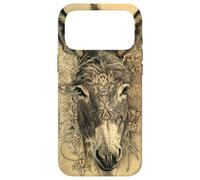 Carcasa para iPhone 17 Pro MAX Schizzo Asino Illustrazione di asino Arte Rustica
