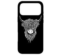 Carcasa para iPhone 17 Pro MAX Scottish Highland Cattle Cow Bull Head Breeder