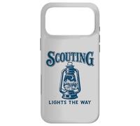 Carcasa para iPhone 17 Pro MAX Scouting Lights The Way Linterna al Aire Libre Vintage Cub Scouts