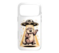 Carcasa para iPhone 17 Pro MAX Screaming Marmot UFO Alien Groundhog Meme
