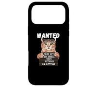 Carcasa para iPhone 17 Pro MAX Se Busca a Kitty. Bad for Bad Cattitude, Amante de los Gatos San Valentín