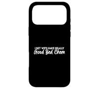 Carcasa para iPhone 17 Pro MAX Sé Que Tendríamos Buena Química En La Cama, Letra De Canción