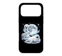 Carcasa para iPhone 17 Pro MAX Seal Moon - Sellos de Arpa Divertidos Amantes de Animales novedosos Sello Lindo