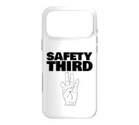 Carcasa para iPhone 17 Pro MAX Seguridad Tercer Dedo perdido Divertido Seguridad Tercero