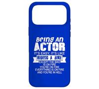 Carcasa para iPhone 17 Pro MAX Ser un Actor Cita Divertida Humor Dicho