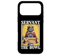 Carcasa para iPhone 17 Pro MAX Servant The Bowl Cat In Box - Cuenco de Comida con diseño de Gato Divertido