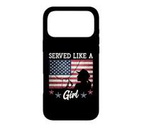 Carcasa para iPhone 17 Pro MAX Served Like A Girl Female Veterans Day Gift