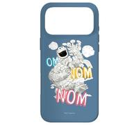 Carcasa para iPhone 17 Pro MAX Sesame Street Cookie Monster Om Nom Nom Nom