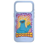 Carcasa para iPhone 17 Pro MAX Sesame Street Cookie Psychedelic Monster C Is For Cookie