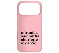 Carcasa para iPhone 17 Pro MAX Sex and The City Miranda, Samantha, Charlotte & Carrie