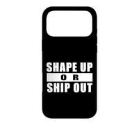 Carcasa para iPhone 17 Pro MAX Shape UP OR Ship out Entrenamiento Gimnasio Motivación