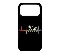 Carcasa para iPhone 17 Pro MAX Shark Heart Rate Vintage Heartbeat