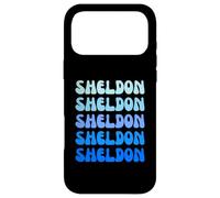 Carcasa para iPhone 17 Pro MAX Sheldon Retro Name Stack Design